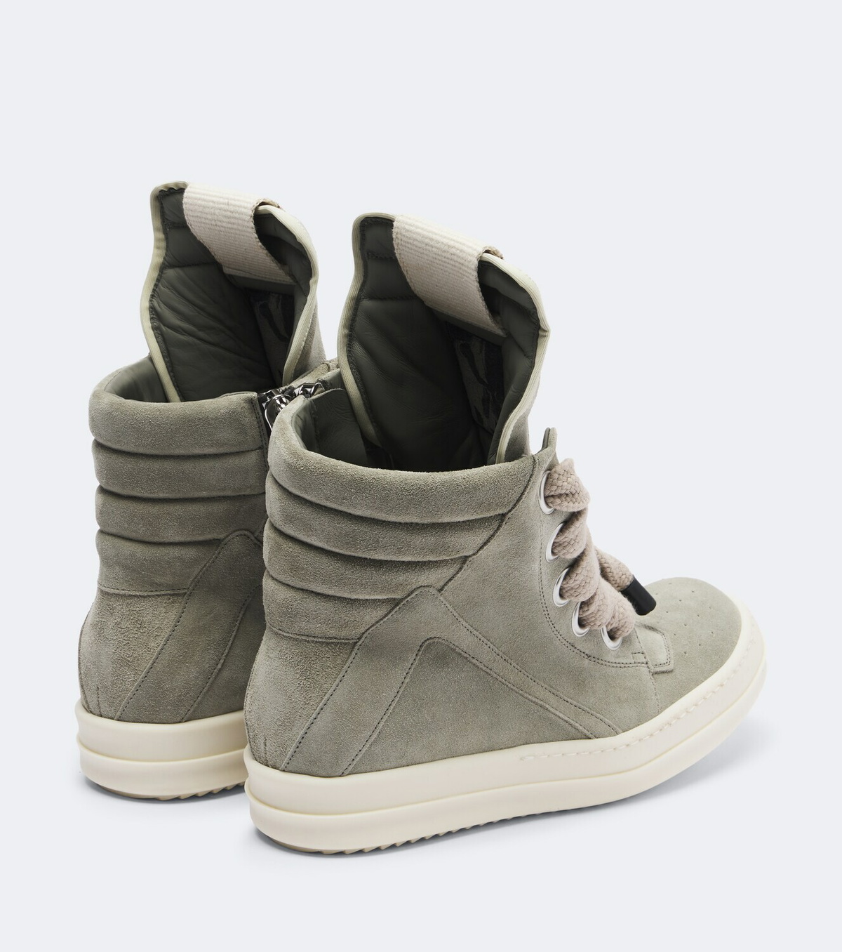 Rick Owens Geobasket suede high-top sneakers