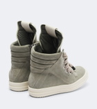 Rick Owens Geobasket suede high-top sneakers