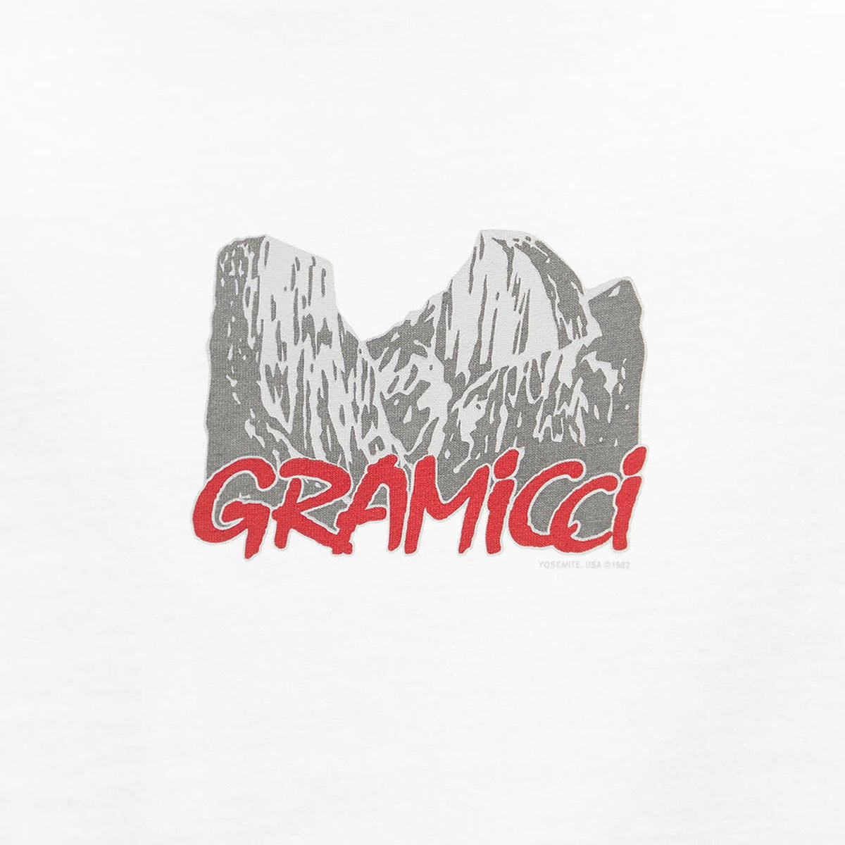 Gramicci Men's Yosemite T-Shirt in White Gramicci