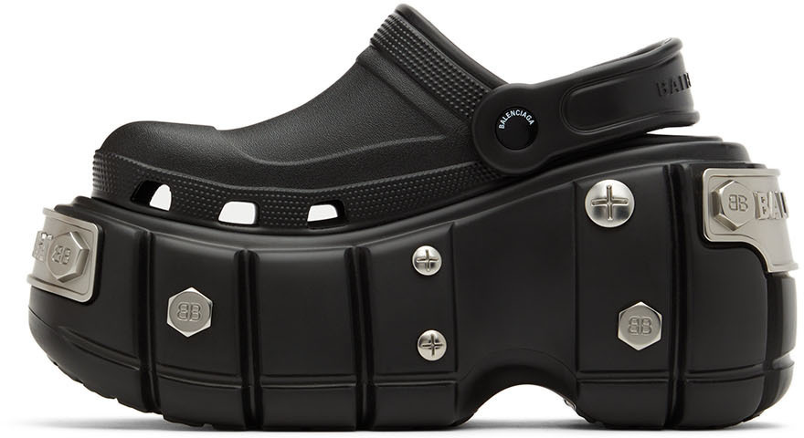 VIP【関税送料無料】希少 Balenciaga Tong Crocs Sandals Women's Crocs™ Thong Jibbitz™ in Glossy Pink | Balenciaga NL