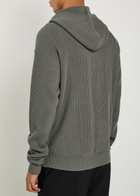 Rick Owens Hooded Wool Jumper Brown