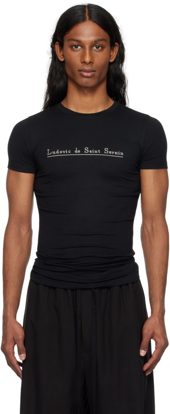 Photo: Ludovic de Saint Sernin Black Stud T-shirt