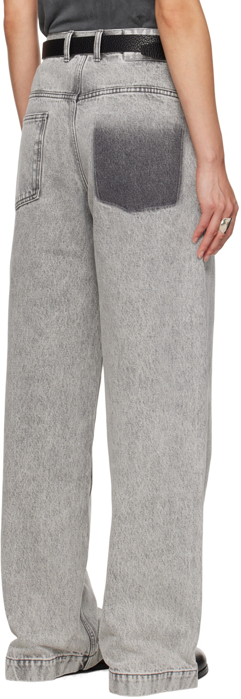 mfpen Gray Straight Cut Jeans