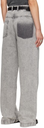 mfpen Gray Straight Cut Jeans