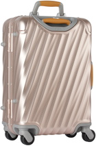 Tumi Pink 19 Degree Aluminium International Carry-On Suitcase