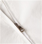Sandro - Cotton-Ripstop Half-Zip Shirt - White
