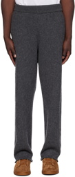 ZEGNA x The Elder Statesman Gray Brushed Trousers
