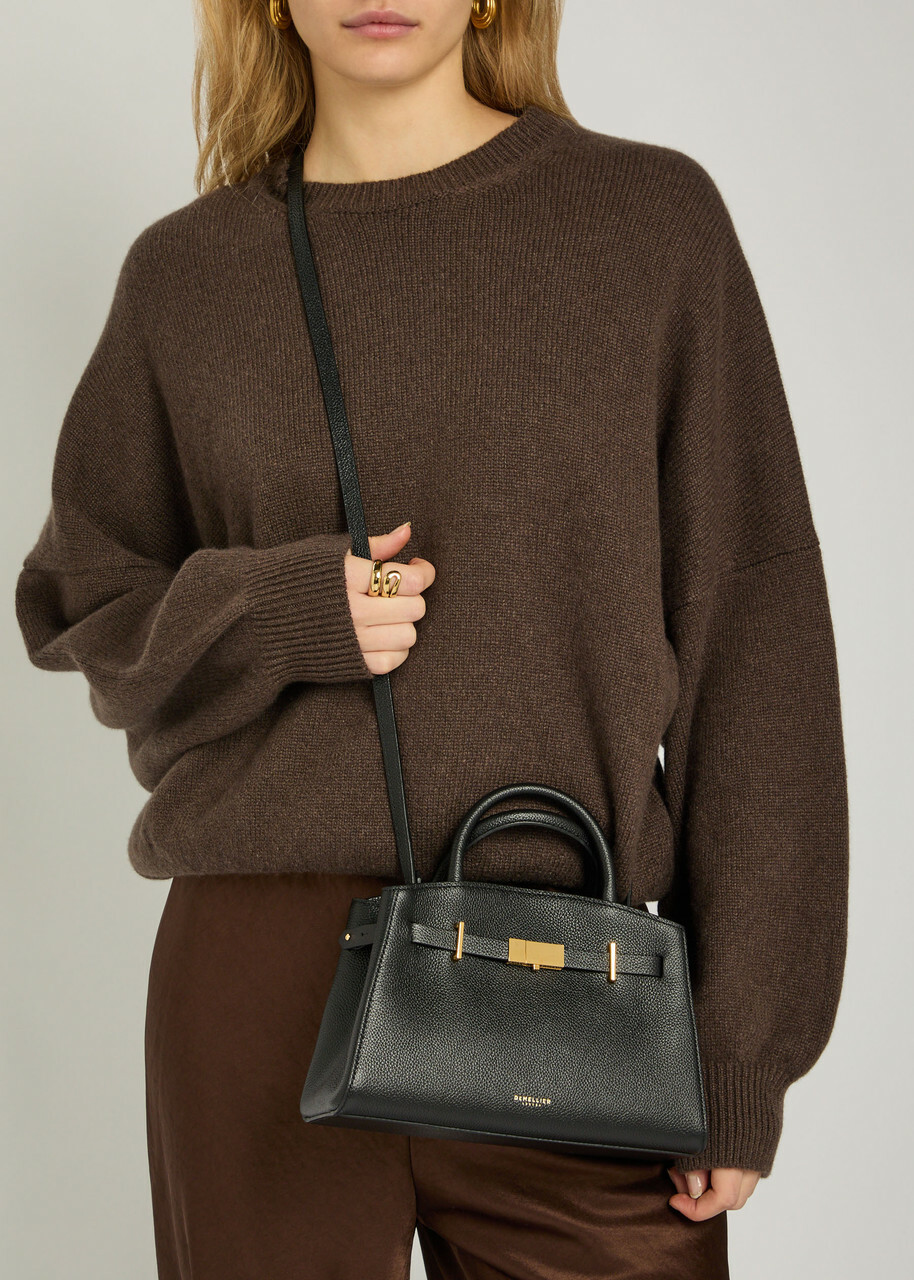 Demellier The Small Hudson Grained Leather top Handle bag - Black - One Size