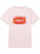 Marni - Slim-Fit Logo-Print Cotton-Jersey T-Shirt - Pink