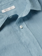 Loro Piana - Oliver Linen Shirt - Blue