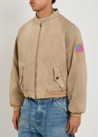 Cherry Los Angeles Sun Faded Championship Padded Cotton Jacket Tan