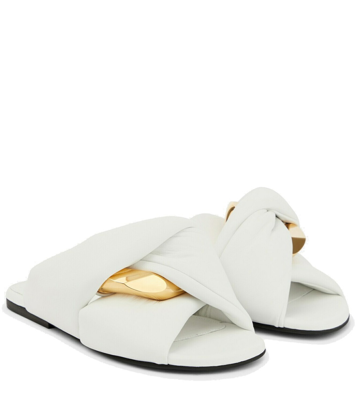 Photo: JW Anderson - Chain Twist leather sandals