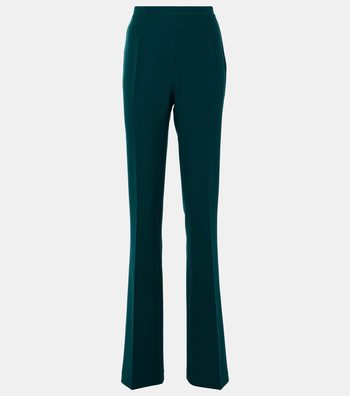 Safiyaa Alexa high-rise crêpe flared pants Safiyaa