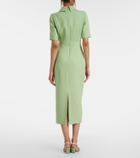Emilia Wickstead Valletta wool crêpe midi dress