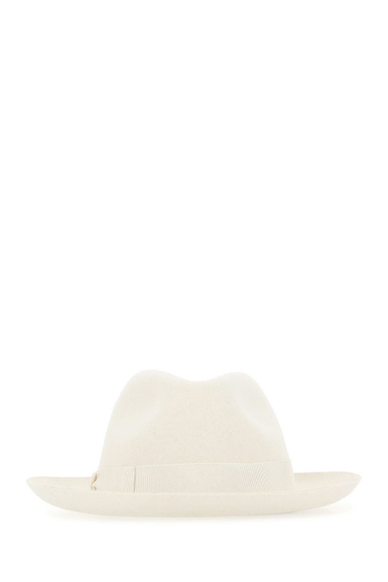 Photo: White Felt Hat Borsalino