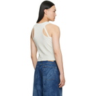 CAMPERLAB Gray Ribbed Tank Top