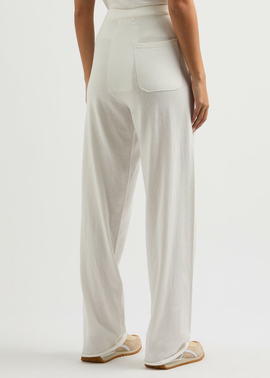 Extreme Cashmere N°353 Relax Cotton-blend Sweatpants - White - One Size