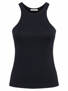 ANNAGRETA Ava Stretch Cotton Jersey Tank Top