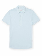 Orlebar Brown - Sebastian Linen-Jersey Polo Shirt - Blue
