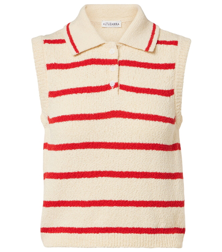 Photo: Altuzarra Elmer striped cotton-blend top