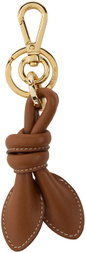 JACQUEMUS Tan Les Classiques 'Le Porte Cles Tournis' Keychain