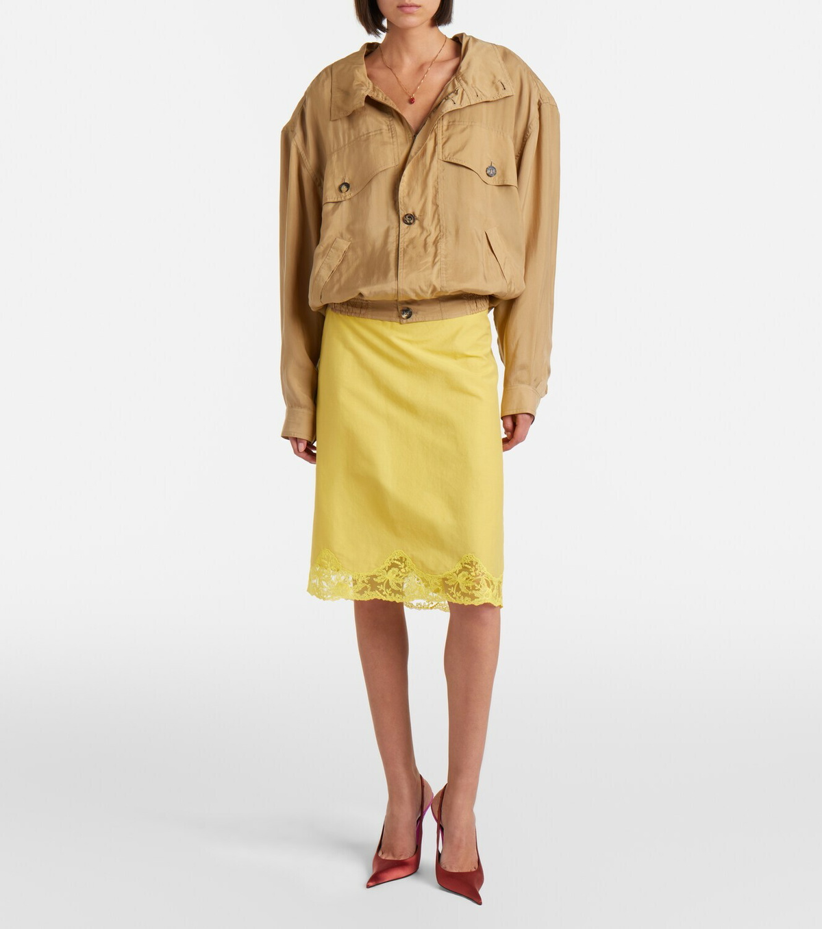 Saint Laurent Oversized blouson jacket