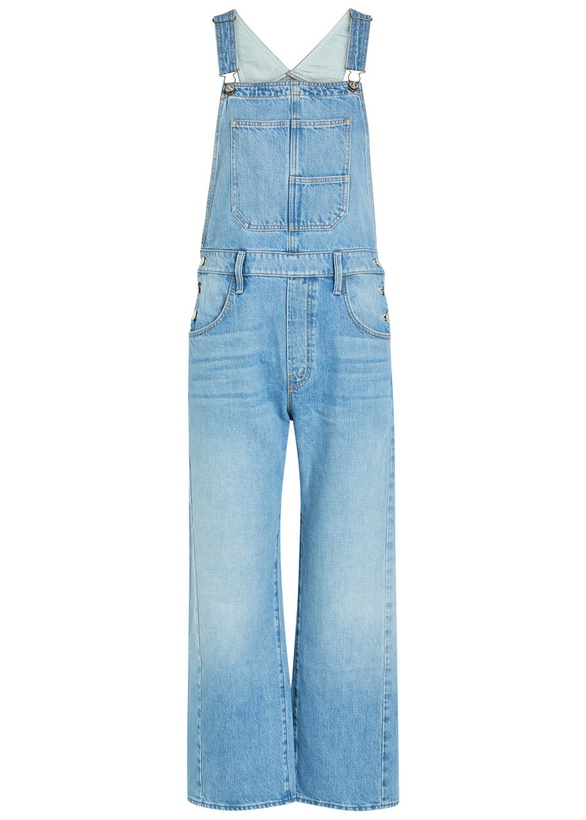 Photo: Mother The Half-pipe Denim Overalls Blue