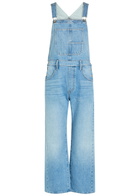 Mother The Half-pipe Denim Overalls Blue