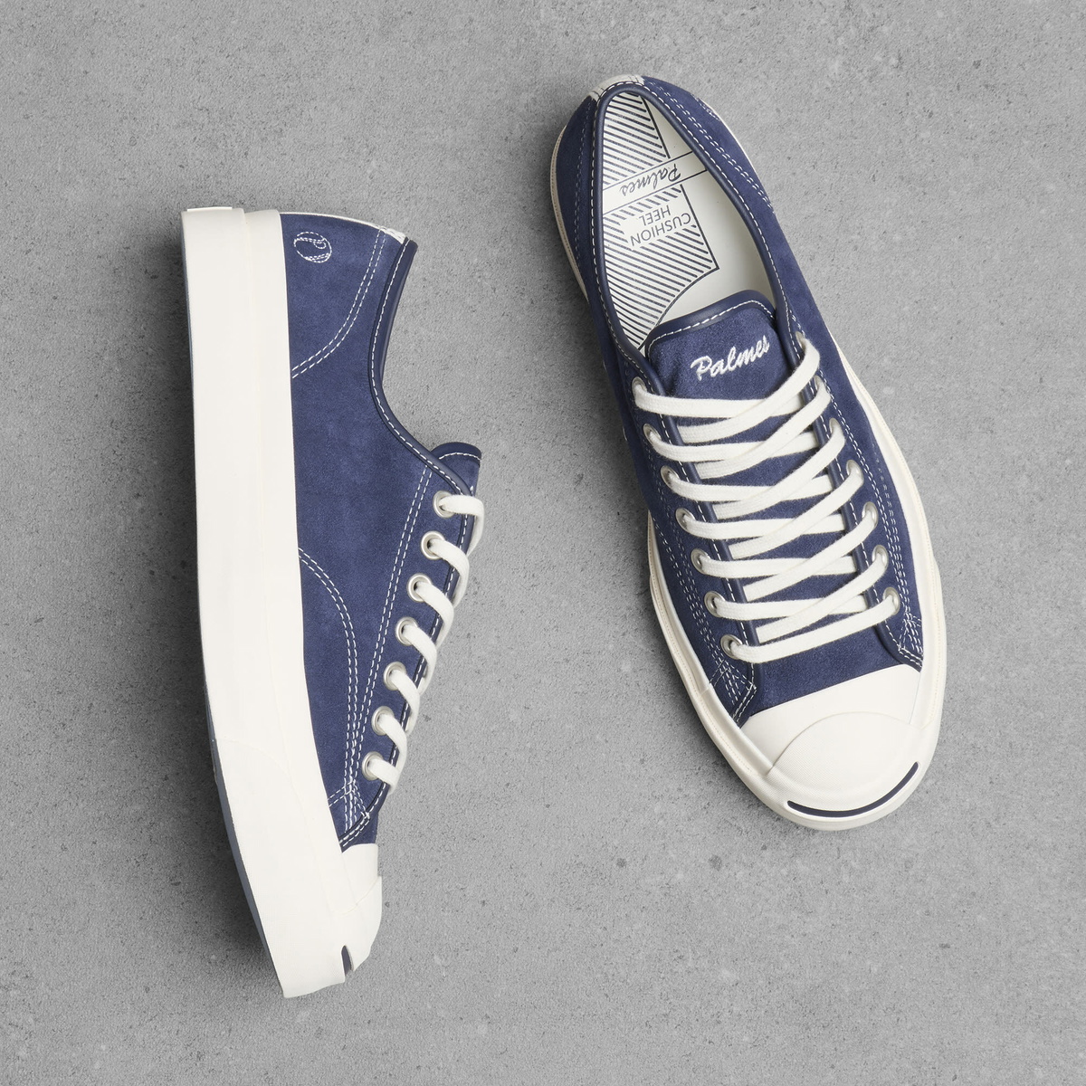 Converse Men's x Palmes Jack Purcell PDM Sneaker in Parisian Night/Cloud Dancer