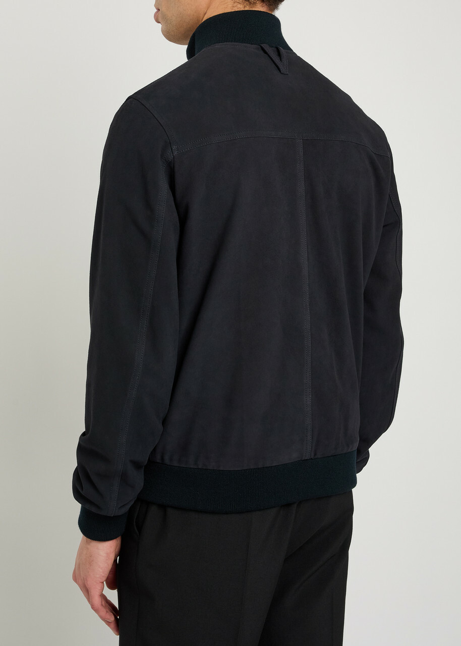 Valstar Valstarino Suede Jacket Dark Blue
