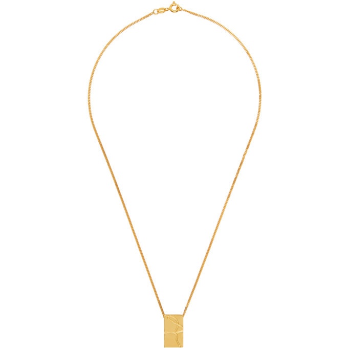 Photo: Dear Letterman Gold Leem Pendant Necklace