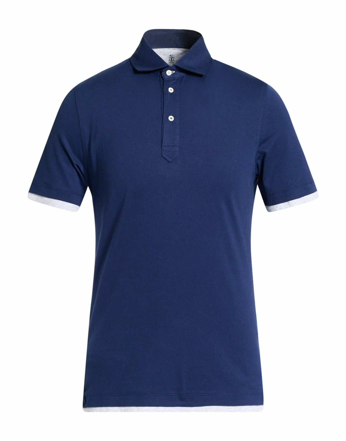 Brunello Cucinelli Mens Polo shirt in Navy
