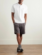 Noah - Iris Embroidered Cotton-Piqué Polo Shirt - White