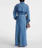 Dries Van Noten Denim trench coat