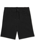 A.P.C. - Jordan Straight-Leg Cotton-Jersey Drawstring Shorts - Black
