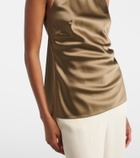 Ralph Lauren Collection Chiltons tie-neck satin top