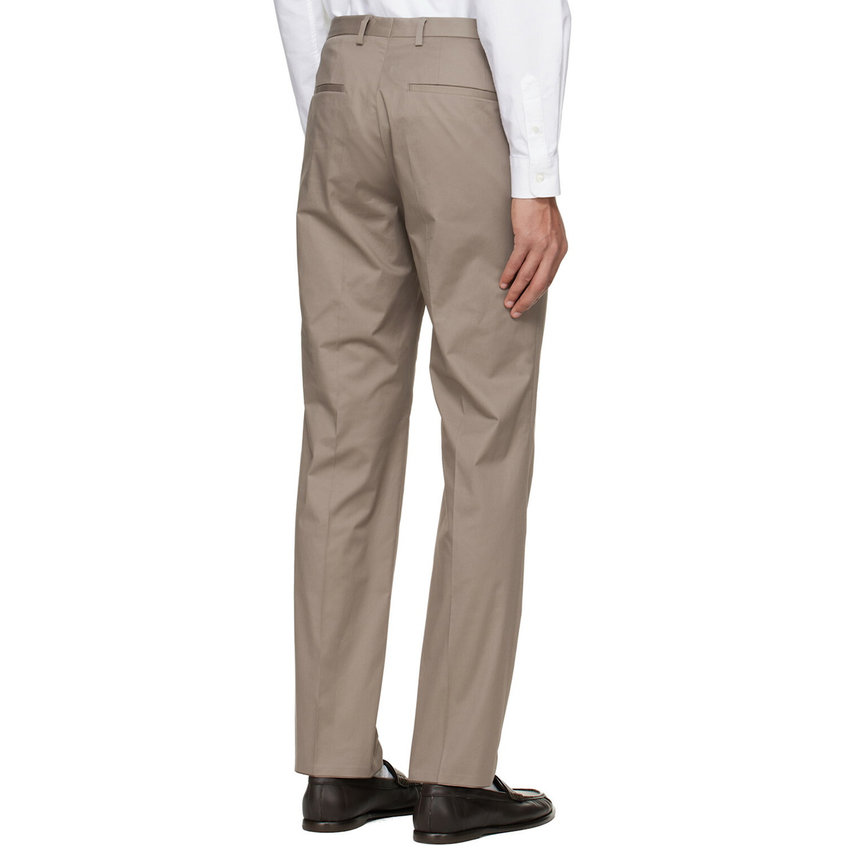 Hugo Taupe Extra Slim Fit Trousers