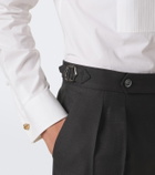 Brunello Cucinelli Silk tuxedo pants