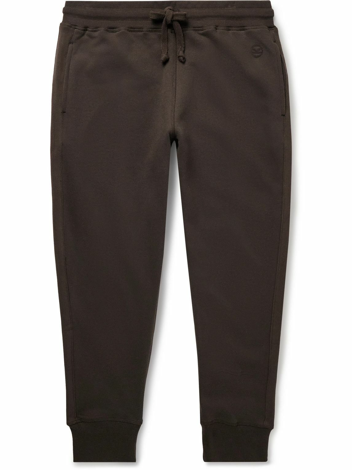 Kingsman - Tapered Cotton and Cashmere-Blend Jersey Sweatpants - Brown