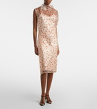 Jil Sander Floral midi dress