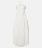 Simkhai Gillian linen-blend midi dress