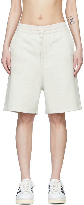 Photo: Y-3 Grey Cotton Shorts