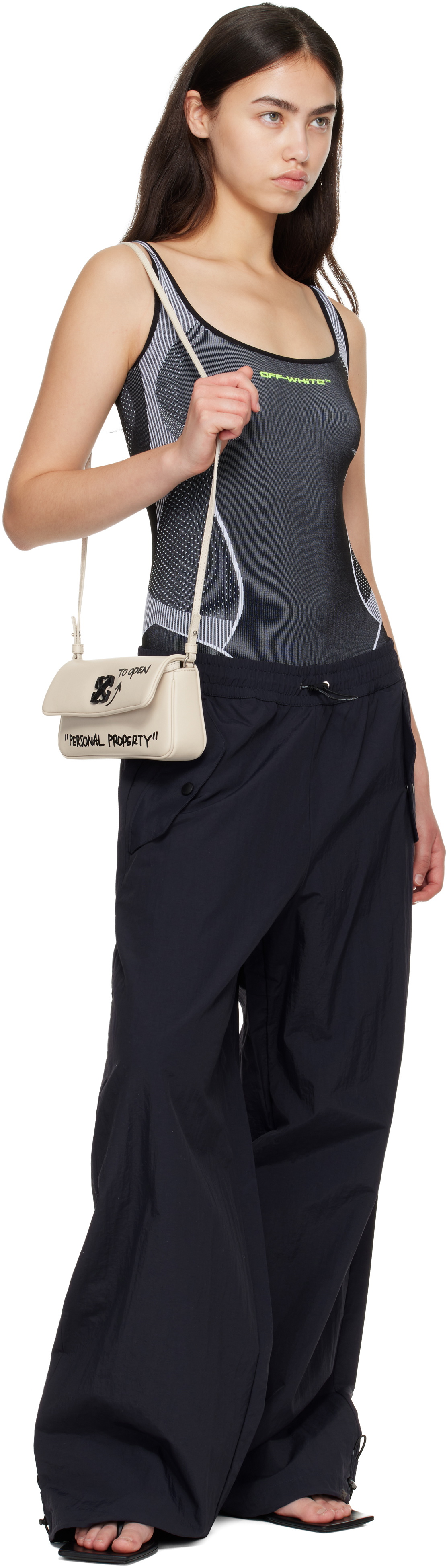 Off-White Off-White Jitney Shoulder 0.7 Quote Bag