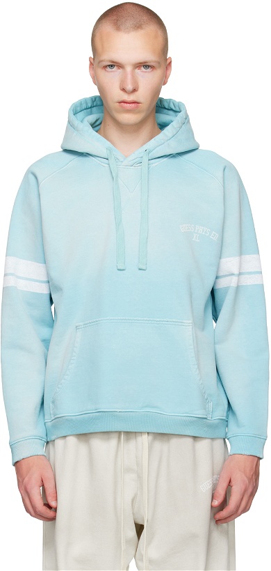 Photo: GUESS USA Blue Relaxed Hoodie