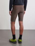 DISTRICT VISION - Maurten Slim-Fit 9'' Recycled Stretch Running Shorts - Brown