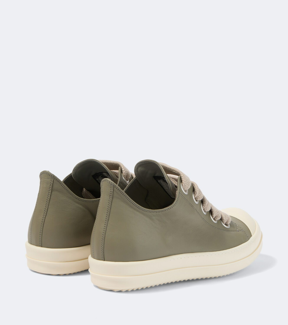 Rick Owens Jumbolace leather low-top sneakers