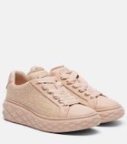 Jimmy Choo Diamond Light Maxi glitter leather sneakers