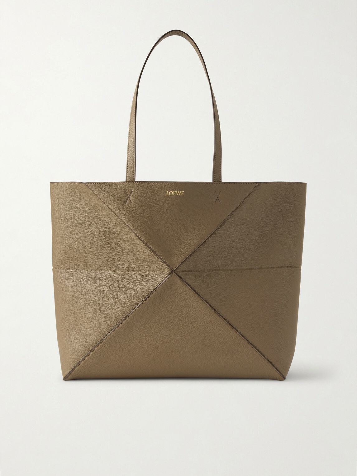 LOEWE - Puzzle Fold Textured-Leather Tote