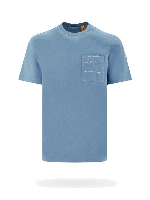 Photo: Moncler Genius   T Shirt Blue   Mens