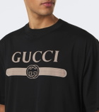 Gucci Interlocking G printed cotton jersey T-shirt